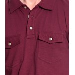 T10 Sports Slub Polo T10000304 (Maroon)